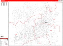 Red Line Map Example